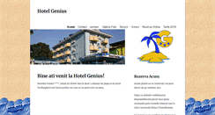 Desktop Screenshot of hotelgenius.ro